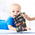 YETTASBIN 4 5 Pack Fish Muslin Baby Hand Washcloths, Soft Cotton Bath Face Towel, Layers Extra Absorbent Feeding Burp