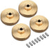 INJORA Brass Wheel Weights with 7mm Wheel Hex Hub for 1/24 RC Crawler Axial SCX24 AXI90081, 4pcs