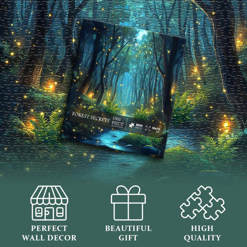 PICKFORU 1000 Impossible Puzzles for Adult Pieces, Magic Forest Fantasy Puzzle,Nature Difficult Challenging Jigsaw