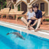 3 4 5 6 7, Swimming fromeasy Remote Control Dinosaur Toys for Kids Mosasaurus Diving Toys RC Boat with Light and Spray