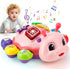 Baby Toys 6-12 Months, Crawling Musical Baby Toy with Obstacle Avoidance, Lights