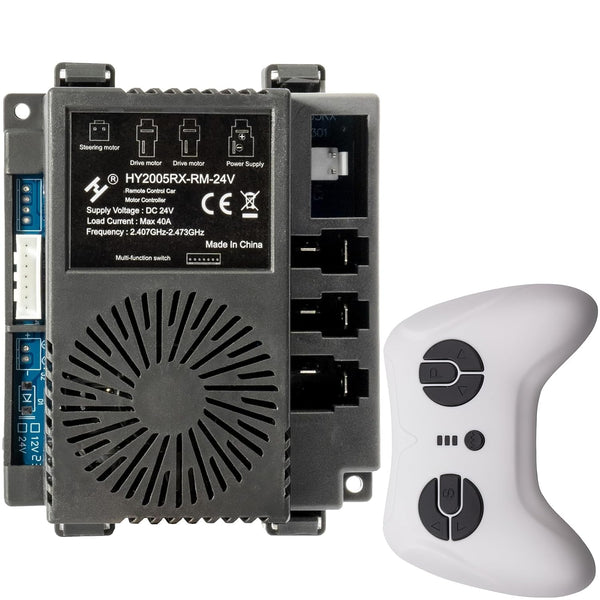 Circuit Board HY2005RX-RM-24V for Kids Ride on Toys, Bluetooth Remote Control and Controller Box Accessories
