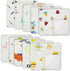 FOOK FISH Muslin Burp Cloths Cotton Burping Cloth 20' X 10' Pack