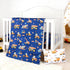 Set 3 Sets Set UOMNY Crib Bedding for Boys Piece Engineering Vehicle Baby Boy Crib Bedding with Baby Comforter Crib