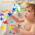 32 PCS Suction Cup Toys for Kids, Bath Toy Party Favor for 2-6 Year Olds, Educational Sensory Fidget