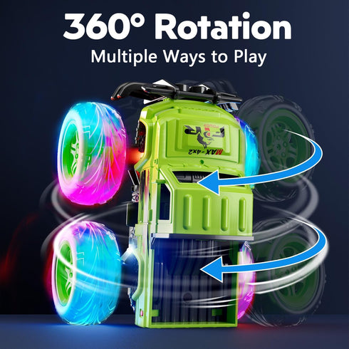 2-4 3-5,Boy 3-6,Toy 1-3,Jam 1-3 iValea Monster Trucks Toys for Toddlers Boys: Light-up Wheels for Kids Age Years