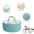 luxury little Diaper Caddy Organizer, Large Cotton Rope Nursery Baby Basket, Changing Table Organizer for Baby Diaper