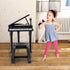 31-Key 31 HONEY JOY Classical Kids Piano, Toy Mini Grand Piano with Music Stand & Stool, Portable Electronic