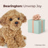 Bearington Dog Stuffed Animal - Realistic Plush Goldendoodle Labradoodle Dog Toy - Caramel 14 Inch