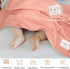 HOMRITAR 100% Cotton Baby Blankets for Girls, Soft Breathable Waffle Blanket with Cute Koala Design, 30 Inch Pink