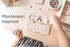 Montessori Wooden Alphabet Tracing Boards for Preschool Learning - Letter Formation Tools