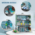 City Hospital Toy Building Set with LED Lighting, Compatible with Lego, Modular Architecture Set for Adults