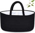 ABenkle Baby Diaper Caddy, Nursery Storage Bin & Car Organizer for Diapers & Wipes, Cotton Rope Basket