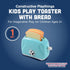 CP Toys 3+ Constructive Playthings Kids Play Toaster with Bread for Imaginative Play, Kitchen Appliances Learning Toy