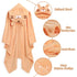 Cozy Toddler(50 32 Inch, Hooded Towels Baby,Premium Coral Fleece Bath Towel, Thick and Soft Absorbent for Toddler
