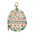 Christmas Gingerbread Round Pacifier Storage Case with Zipper, Portable Pacifier Case for