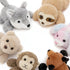 6 7 Inch Tezituor Pcs Stuffed Animals Bulk, Small Stuffed Woodland Plush Bulk, Cute Assorted Plushies Toy Gift for Kids