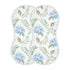 KICPOAY Muslin Baby Burp Cloths, Blue Floral Hydrangeas with Leaves Baby Bibs Rags