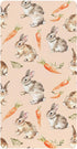 SEHANY Cute Easter Rabbits Fitted Crib Sheet 52"x28" - Soft Breathable Cotton Baby