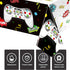 Tatuo 3 PCS Video Game Table Cover - Game Theme Plastic Table Cloth for Boys Girls Kids, 54 x 108 Inch (Cool Black)