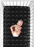 Sweet Jojo Designs Fitted Baby Crib Sheets (Black and White Boho Arrow) for Boys or Girls, Infant Nursery, Toddler Room