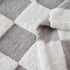 Yagle Mate 3D Cozy 30x40 Inches,Grey Fleece Baby Blanket for Unisex Checkerboard Design, Warm and Fluffy Infant Newborn