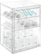 ERTIUANIO Baby Bottle Organizer 3 Tier Acrylic Bottle Storage Organizer Container, Clear Plastic