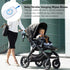 8.66X5.31X1.18In DOITOOL Portable Baby Wipes Box with Stroller Hanging Hook Refillable Outdoor Travel Wipe Holder