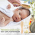 Set Baby Hair Brush & Bamboo Viscose Baby Washcloth for Newborn - Baby Bath Grooming Essential - Suitable for Delicate