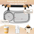 Upgraded Universal Stroller Snack Tray, Cup Holder Stroller Tray with Silicone Flexible Arms Grip, Stroller Tray