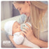 Anti-Colic Glass Baby Bottle 5oz with "S" Flow Rate Nipple for 0-3 Months, 4 Pack, MM101A