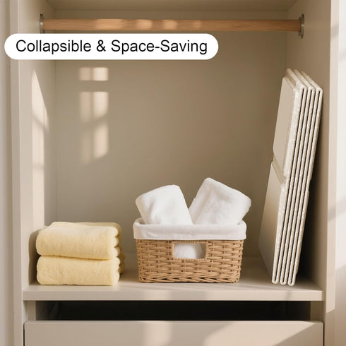 Collapsible Baby Bathtub, Portable & Foldable Bathtub for Newborns to Toddlers, Easy to Store, Lightweight for Home