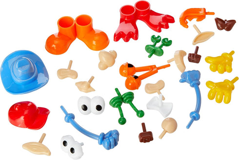 Creativity Street Modeling Dough and Clay Body Parts, Assorted