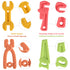 8 Pack Chew Baby Teething Toys for 0-12 Months, Freezable BPA Free Silicone Baby Molar Teether Chew Toys