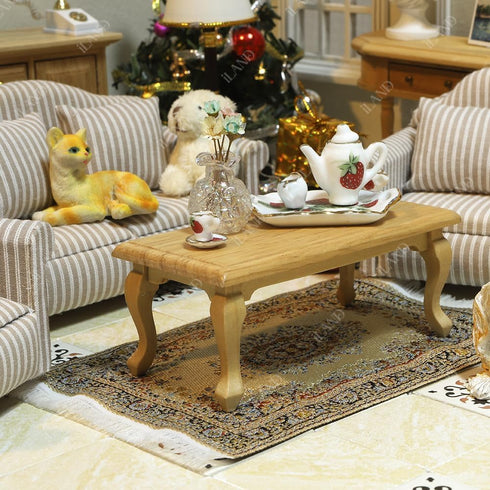 1/12 3 12 6 3.8(2pcs iLAND Miniature Dollhouse Accessories Vintage of Carpet for Dollhouse Furniture on Scale