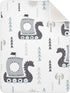 Qilmy Viking Ships Baby Blanket for Boys Girls, Soft Cotton Cozy Warm Nursery Receiving Swaddle Blanket, 30 x 40 Inch