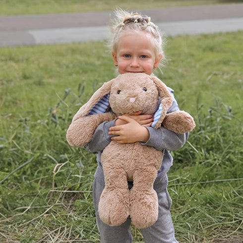 Rabbit Bunny Stuffed Animals Plush Toys - Birthday, Bedtime, Christmas, Easter Gifts for Kids Boys Girls
