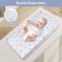 TADO MUSLIN 100% 360 2 Pack Changing Pad Cover for Baby Girls Boys - Organic Cotton Muslin Changing Pad Sheets