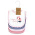 Touched by Nature Unisex Baby Organic Cotton Bibs, Bubblegum Floral, One Size