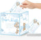 SZSHANN 51 Pcs Bear Diaper Raffle Tickets with Diaper Raffle Card Box for