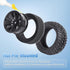 Outer Diameter 2.99inch 1/10 On Road Touring Car Wheels and Tires, 12mm Hex for Traxxas 4Tec 2.0