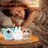 Night Light for Kids Soft Silicone Animal LED Lamp with White Noise, Touch Sensor & Rechargeable Cute Portable
