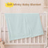 40x50 Inches david's kids Micro Fleece Minky Baby Blanket for Boys Girls Neutral with Double Layer and Soothing Raised