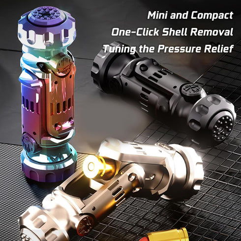 Metal Tungsten Steel Fidget Toy Gun Fidget Slider Fidget Gun Stress Relief Relax EDC Gyro Finger Toy Fidget Ring