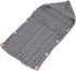 Symphony Wire Newborn Baby Wrap Swaddle Blanket, Kids Wool Knit Swaddle Kids Sleeping Bag Stroller Wrap Sleep Sacks