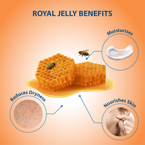 40.7 Fl.Oz 2-pack Goat's Milk Moisturizing Body Wash Shower Cream Royal Jelly & Honey