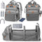 Baby Diaper Bag Backpack, Bonus Changing Pad, Large Capacity, USB Port, Pacifier