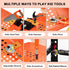 Kids Tool Bench Toy Workbench with Electric Drill, 91pcs Tool Accessories, Pretend Play Learning Toy for Ages 3-5