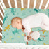 Vdsrup 52 28 9In Crib Sheets for Boys Girl Green Lizards Chameleons Breathable Mini Crib Mattress Sheets Fitted