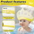 0-9 Baby Shower Cap Shield for Kids Visor Hat for Eye and Ear Protection Adjustable for Years Old Children Cute Crown